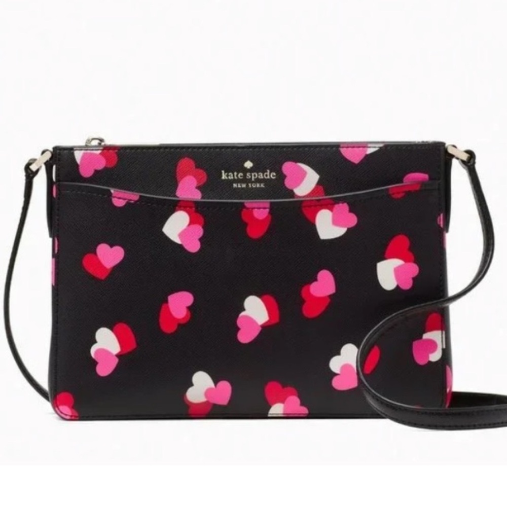 Kate Spade Flutter Hearts Crossbody Purse Bag